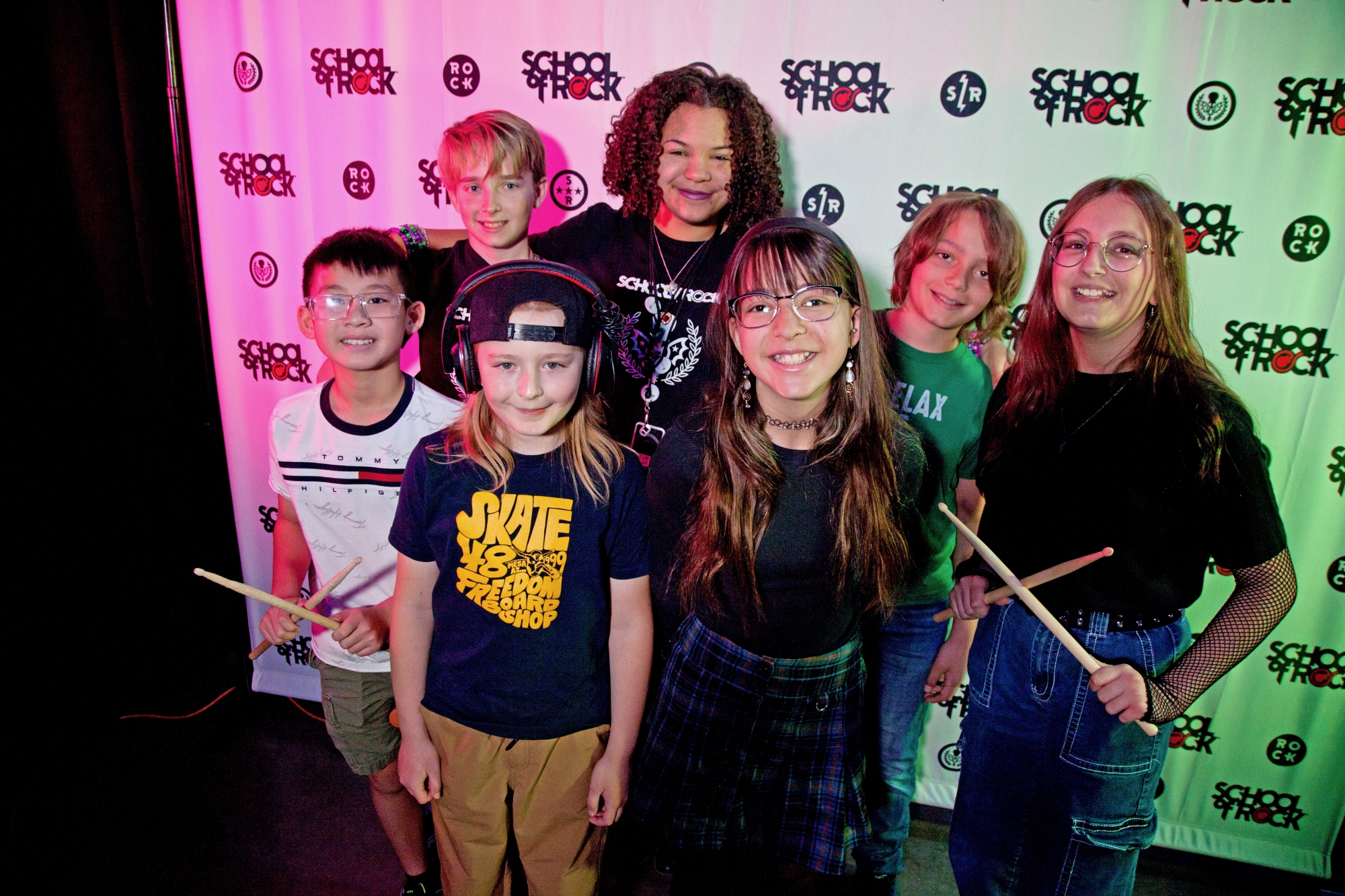 Make new friends and forge lifelong musical relationships at School of Rock. (Photo by Lisa Johnson Rock Photographer)