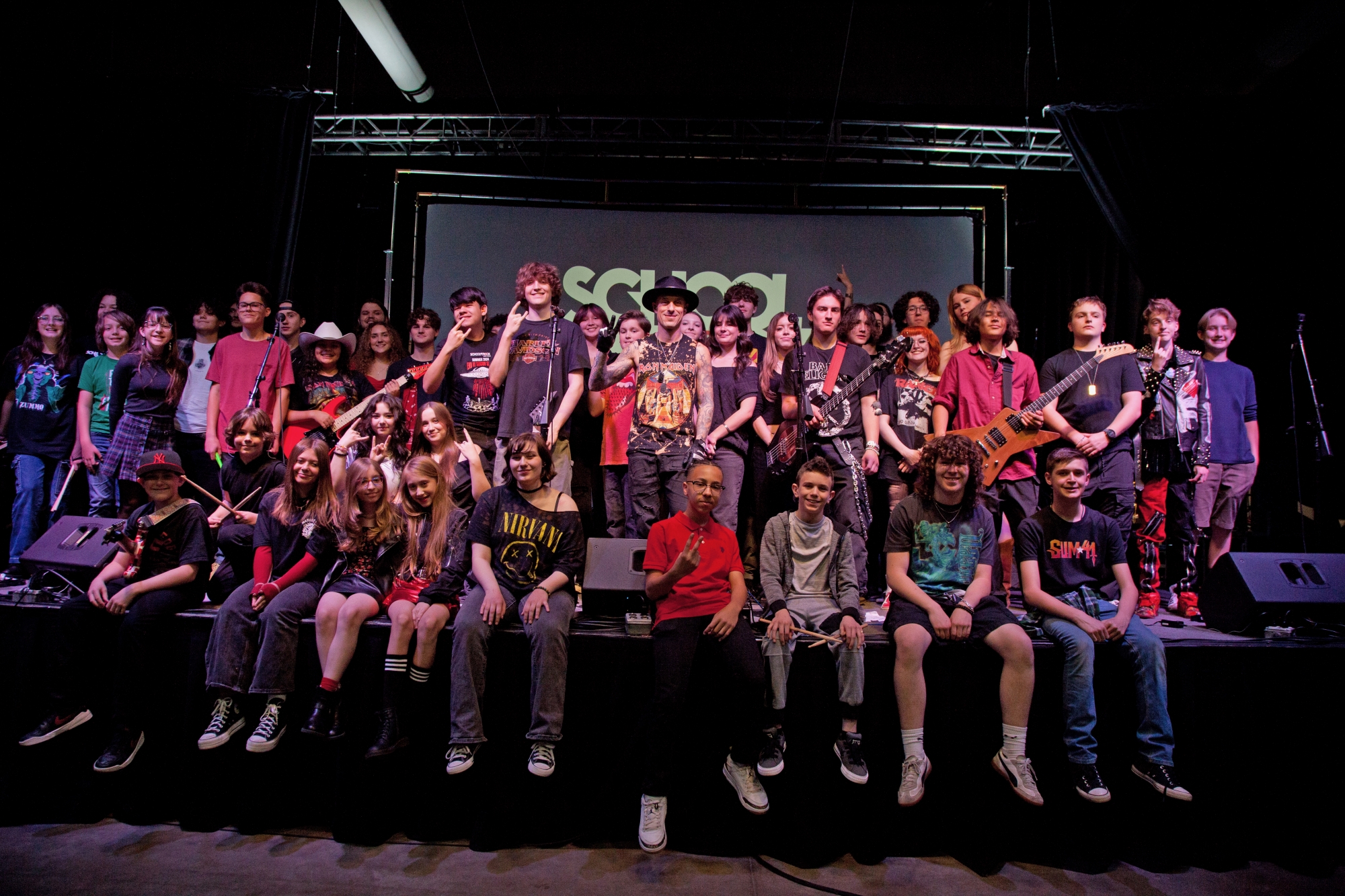 Meet professional touring artists and learn valuable skills through workshops and masterclasses! (Frank Zummo Workshop. Photo by Lisa Johnson Rock Photographer)