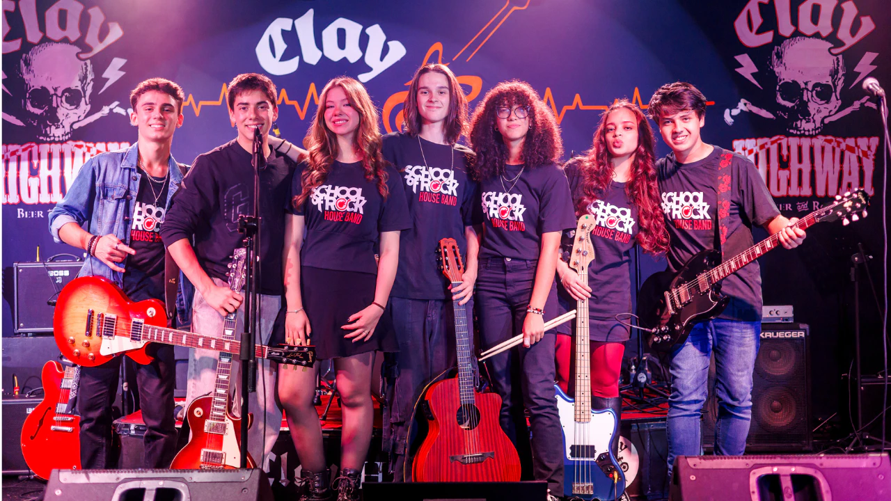 Show de Temporada da School of Rock no ClayHighway