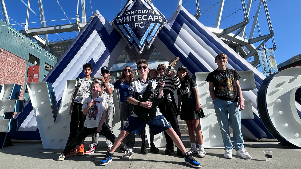 School of Rock Student Rocks National Anthems For The Whitecaps at BC Place!