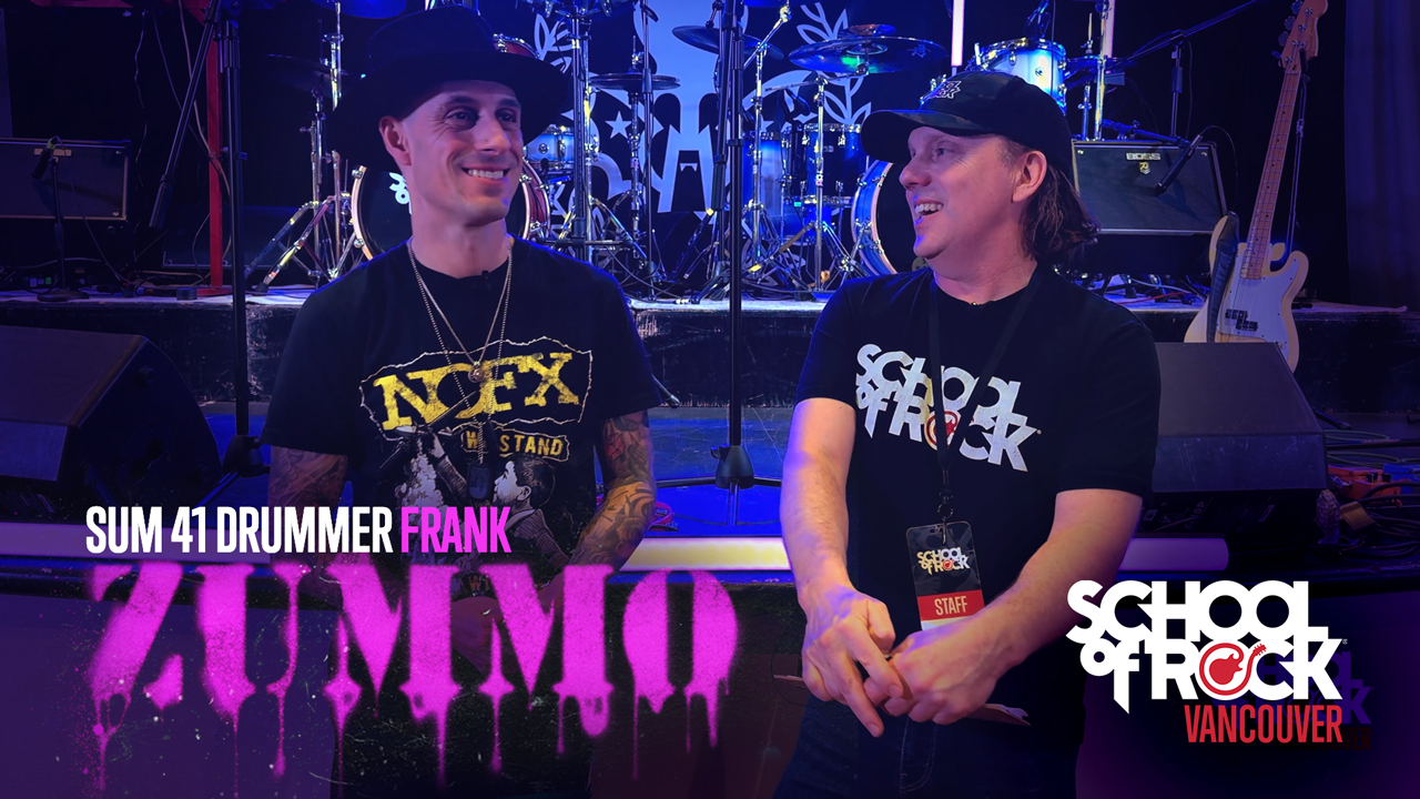 Frank Zummo (SUM 41) Talks Drumming, Mentorship & Mental Health | Live with School of Rock Vancouver