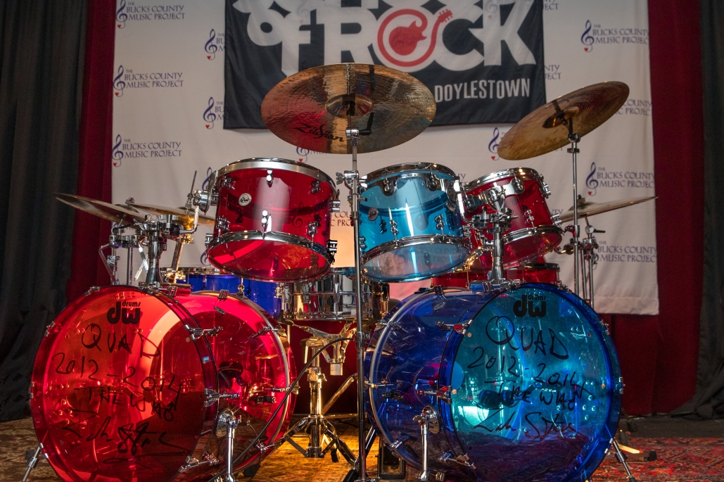 Zak Starkey Drum Kit on Display at School of Rock Doylestown