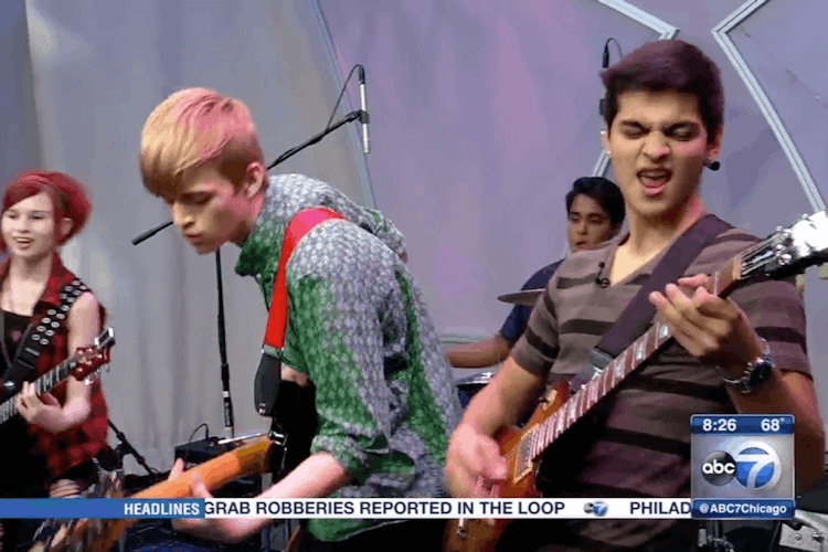 School of Rock Chicago students show ABC News Chicago their skills