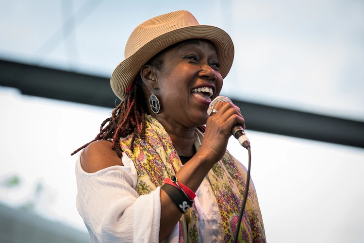 Adult vocalist performing live with School of Rock