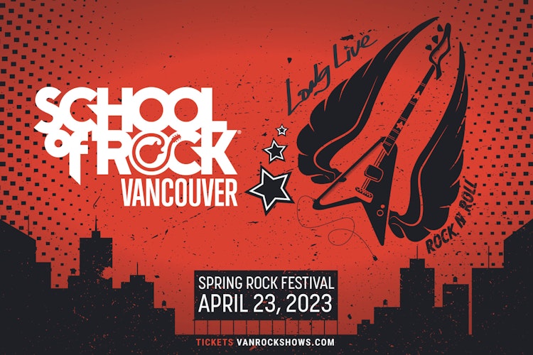 School of Rock Spring Show Poster