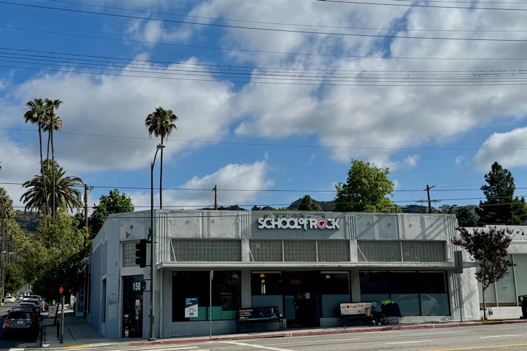 School of Rock Eagle Rock under construction at 1581 Colorado Blvd, Los Angeles