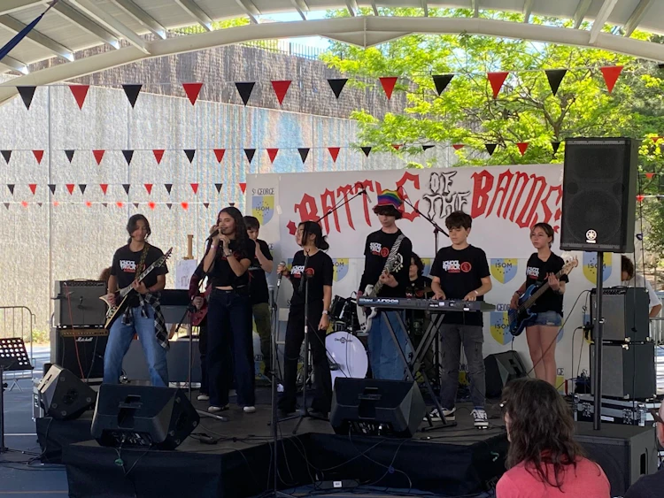 School of Rock Alcobendas en el Youth Music Fest del Colegio St George