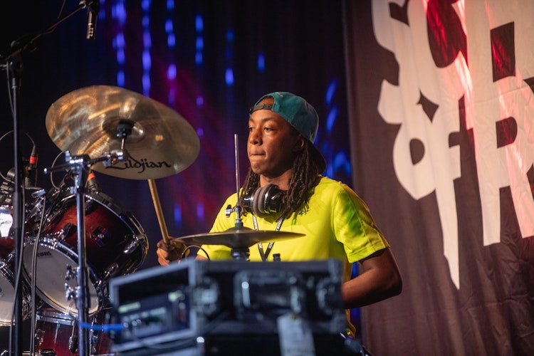 School of Rock Students Performing on Stage