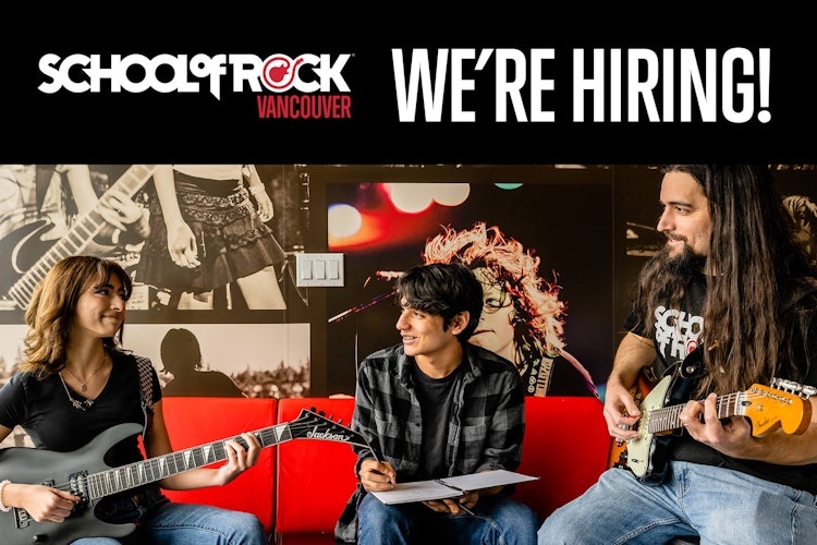 School of Rock Vancouver is Hiring!