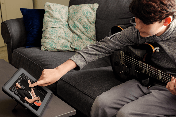 Remote music lessons with School of Rock 