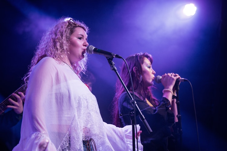 School of Rock Students Performing on Stage