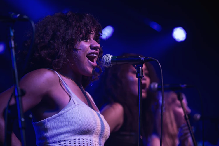 School of Rock Students Performing on Stage