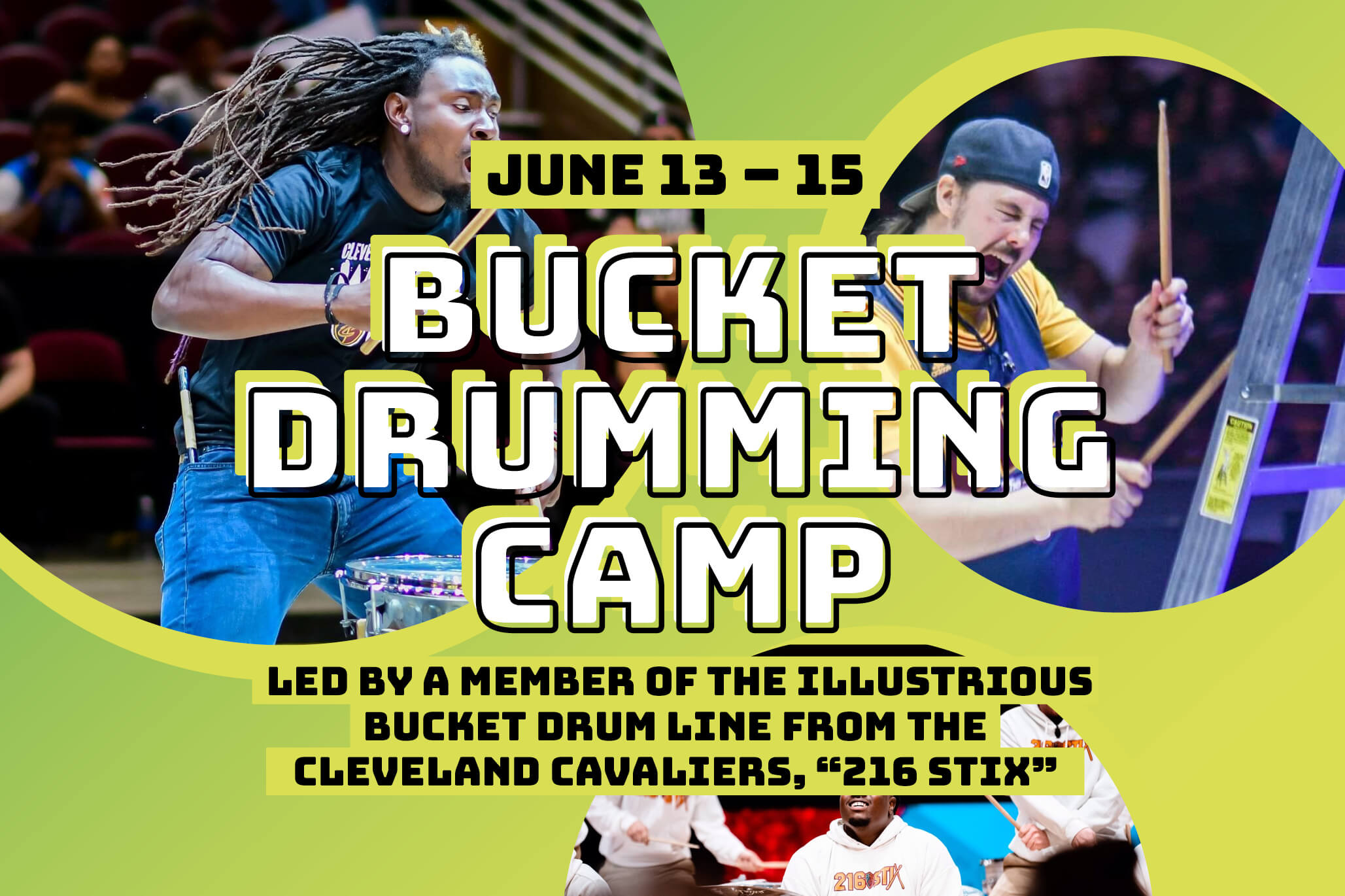 Just Announced Bucket Drumming Camp!
