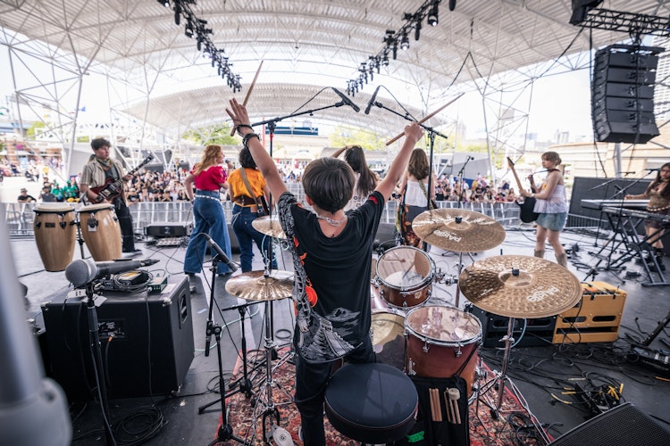 School of Rock Students Performing