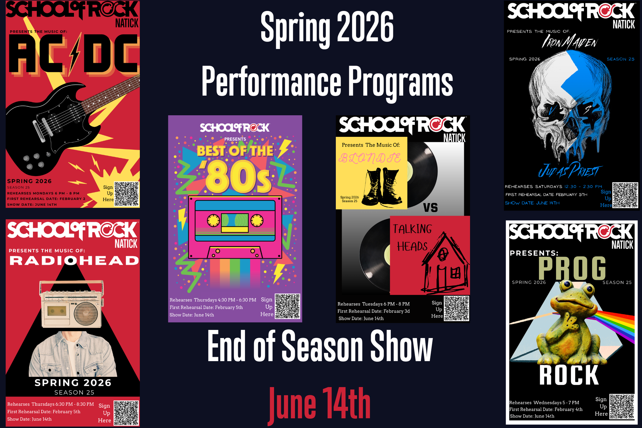 Spring Rocks Showcase Spring Shows at School of Rock!