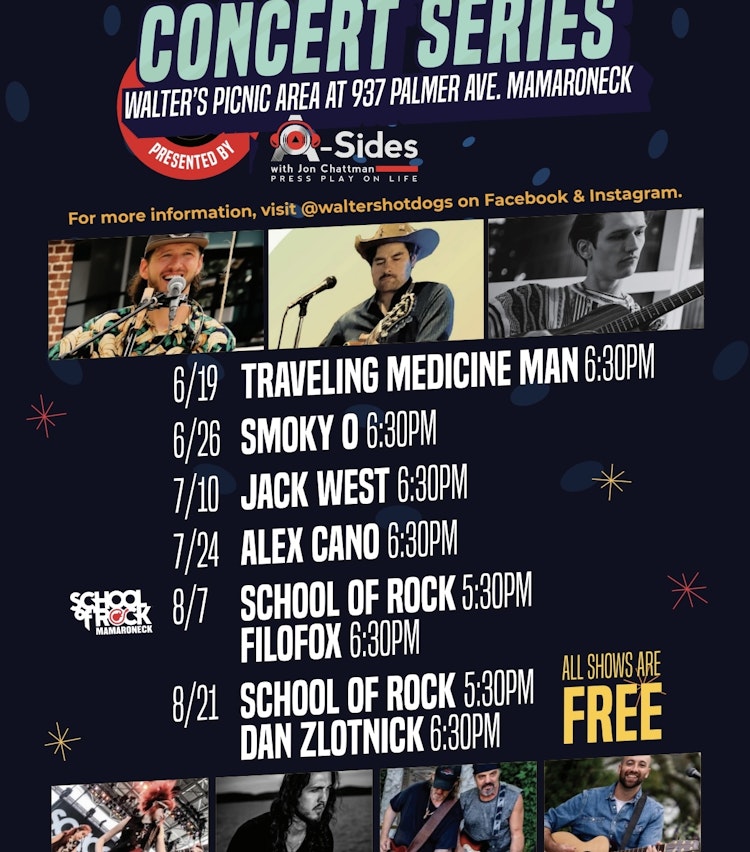 Walter’s Dog Days of Summer Concert Series