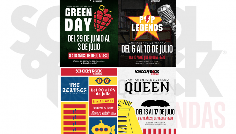 Campamentos School Of Rock Alcobendas 2026