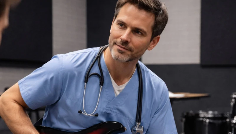 Médico de 40 años se siente feliz y satisfecho en su clase de guitarra, que sirve para aplicar su disciplina y cuidar su salud mental, en School of Rock Pedregal, la mejor escuela de música de la Ciudad de México.