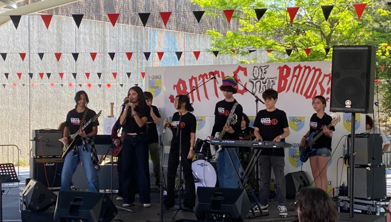 School of Rock Alcobendas en el Youth Music Fest del Colegio St George