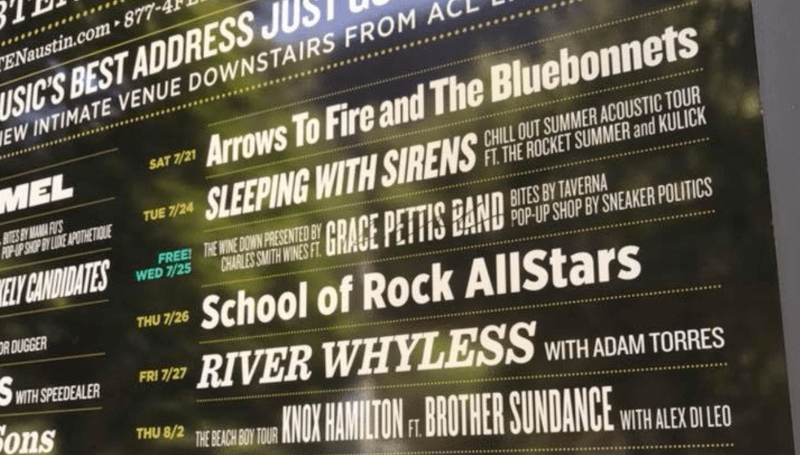 School of Rock AllStars at Austin City Limits Live