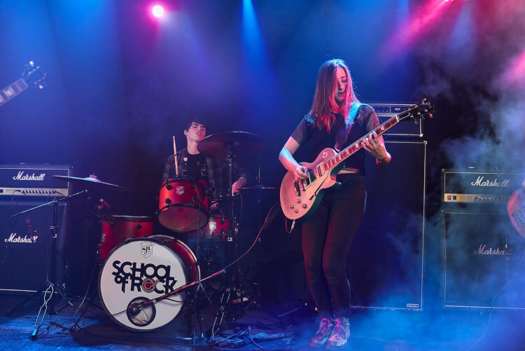 Musicians touring the country in the School of Rock Allstars