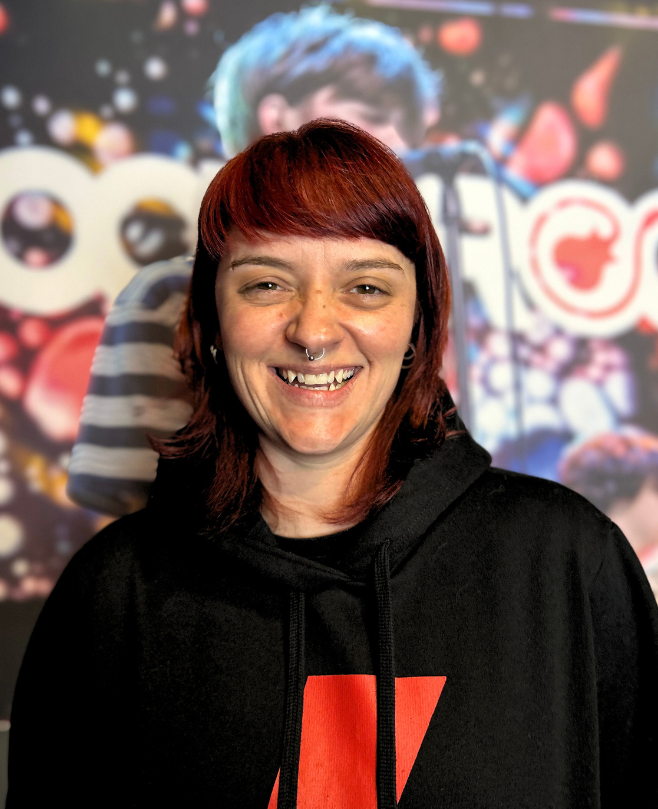 Professora de Bateria Mariel Maciel