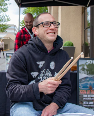 Bass Guitar Teacher, Drum Teacher, Keyboard + Piano Teacher, Rock 101 Teacher, Little Wing Teacher, and Rookies Teacher Steven