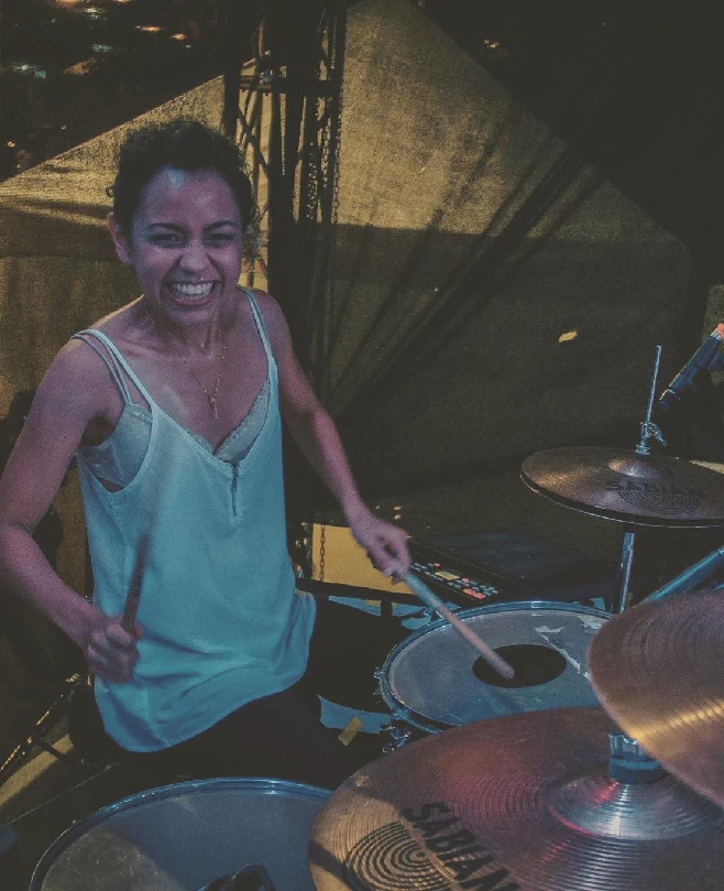 Instructora de Bateria Maria Camila Noreña