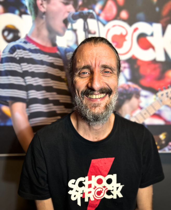 Professor de Bateria Marcio Bacocina