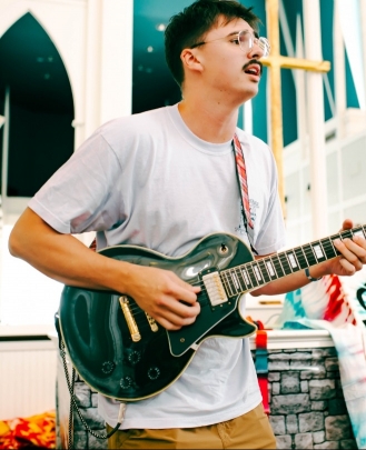 Bass Guitar Teacher, Guitar Teacher, Keyboard + Piano Teacher Josh Cuellar