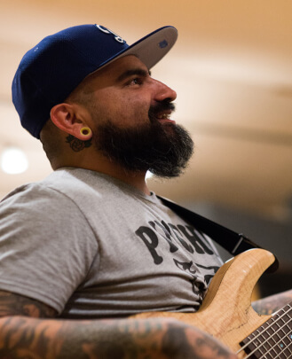 Bass Guitar Teacher, Music Director Joey Vargas