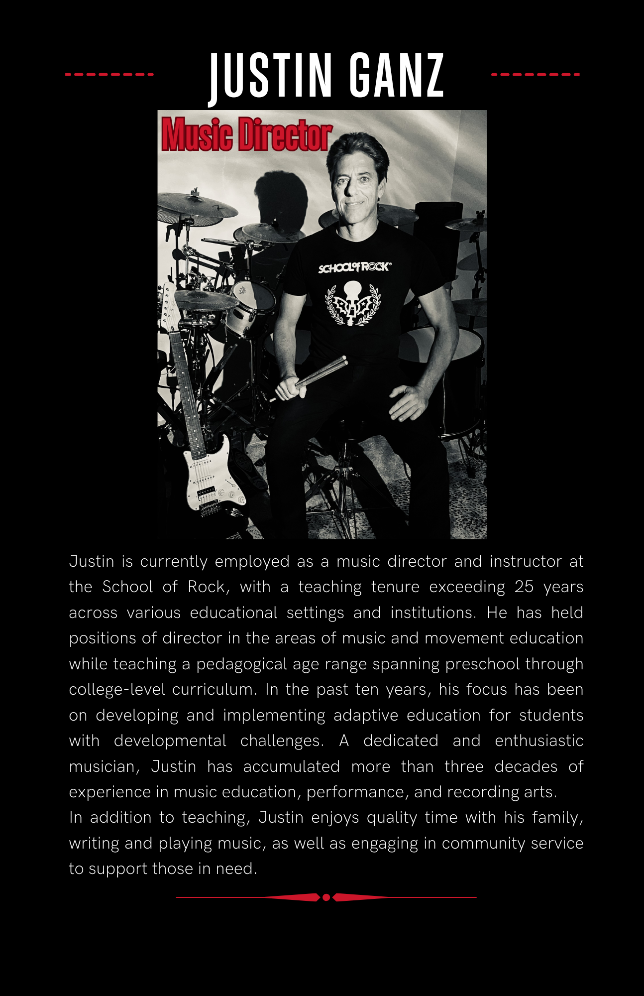 Music Director Justin Ganz